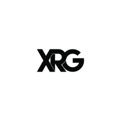 xrg letter original monogram logo design