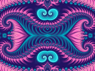 Beautiful fractal. Computer generated image. Fractal background.  Abstract spirals. Beautiful background for greetings card, flyers, invitation, posters, brochure, banners, calendar.