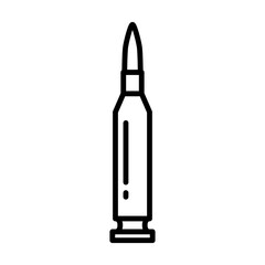 Bullet icon. Simple illustration of bullet vector icon for web design isolated on white background