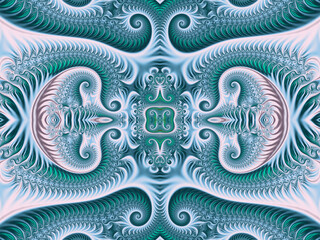 Fototapeta na wymiar Beautiful fractal. Computer generated image. Fractal background. Abstract spirals. Beautiful background for greetings card, flyers, invitation, posters, brochure, banners, calendar.