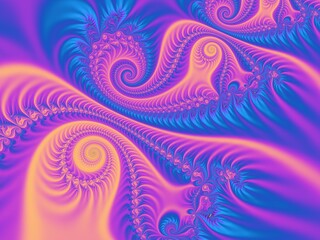 Beautiful fractal. Computer generated image. Fractal background.  Abstract spirals. Beautiful background for greetings card, flyers, invitation, posters, brochure, banners, calendar.
