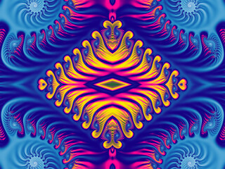 Beautiful fractal. Computer generated image. Fractal background.  Abstract spirals. Beautiful background for greetings card, flyers, invitation, posters, brochure, banners, calendar.