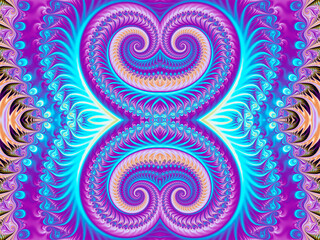 Beautiful fractal. Computer generated image. Fractal background.  Abstract spirals. Beautiful background for greetings card, flyers, invitation, posters, brochure, banners, calendar.