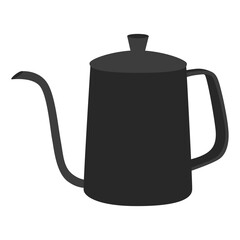 お湯を沸かす時に使うケトルのイラスト。