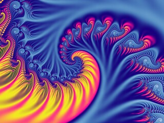 Beautiful fractal. Computer generated image. Fractal background. Abstract spirals. Beautiful background for greetings card, flyers, invitation, posters, brochure, banners, calendar.