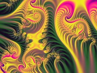 Beautiful fractal. Computer generated image. Fractal background. Abstract spirals. Beautiful background for greetings card, flyers, invitation, posters, brochure, banners, calendar.