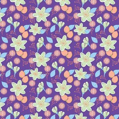 Night-blooming jasmine pattern