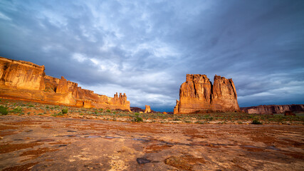 Arches National Park during Monsoon Weather