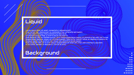 Liquid 3d wave background. Liquid 3d fluid shape backgroud. Modern landing page design. Solid colors 3d abstration. Beautiful background for greetings card, flyers, invitation, posters, brochure.