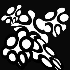 black and white background