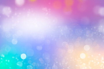 Obraz premium abstract bokeh background Purple green and white
