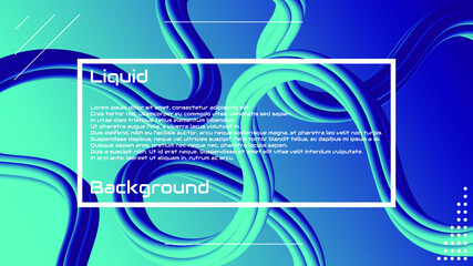 Liquid 3d wave background. Liquid 3d fluid shape backgroud. Modern landing page design. Solid colors 3d abstration. Beautiful background for greetings card, flyers, invitation, posters, brochure.
