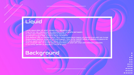 Liquid 3d wave background. Liquid 3d fluid shape backgroud. Modern landing page design. Solid colors 3d abstration. Beautiful background for greetings card, flyers, invitation, posters, brochure.