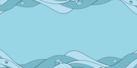 Fototapeta premium Pastel paper cut pattern background Art style. Abstract 3D paper. Design patterns for business presentations, flyers, posters, prints, cards, cover brochures