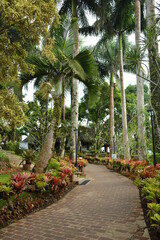 Caleruega pathway in Nasugbu, Batangas, Philippines
