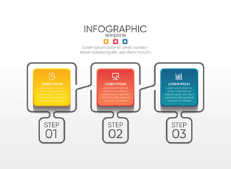 Presentation business abstract background infographic template