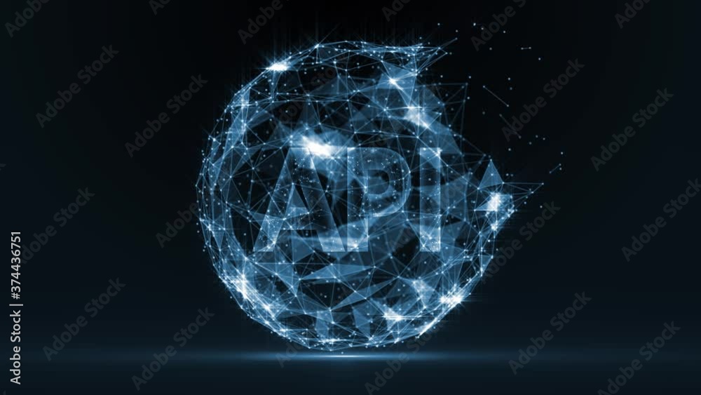 Wall mural api - application programming interface. software development tool. business, modern technology, int