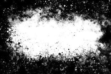 An abstract black and white grunge background image.
