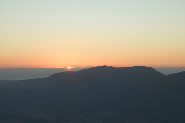 Sunrise in the Mountains in Brazil