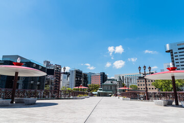 福岡市　中州　福博であい橋