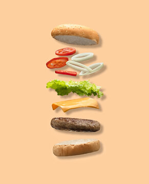 beef Burger Tasty grilled