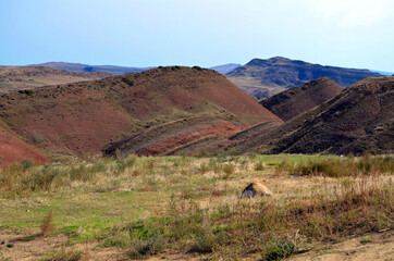 Countryside approaching Davit Gareji