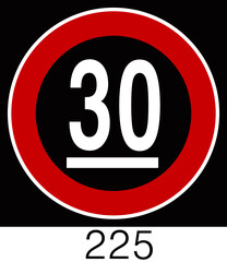 교통 표지판 (Traffic sign) 규제표지 -200