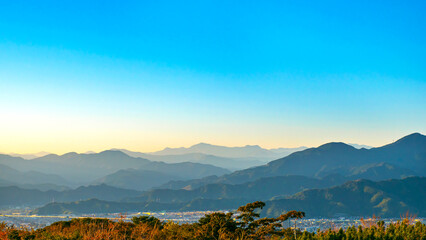 Mountain view at Shimizu Industrial Port 1