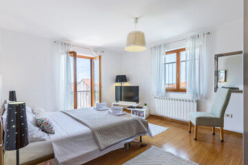 Modern bedroom interior