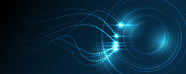 Abstract technology background Hi-tech communication concept innovation background vector illustration