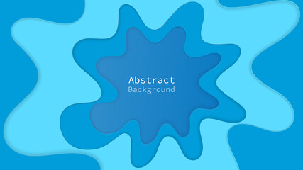 Paper cut background. Abstract background Vector illustration