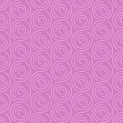 Seamless vector pattern with purple spiral elements