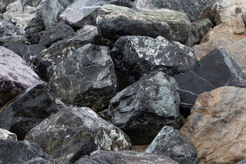 イタリア、チンクエテッレの岩