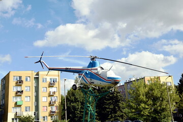 charakterystyczne miejsce helikopter © Pawe