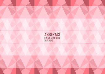 Polygon abstract on pink background. Light pink vector shining triangular pattern. An elegant bright illustration. The triangular pattern for your business design.