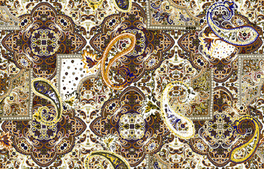 close up of a decorative pattern