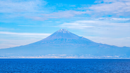 Fototapeta premium Fuji mountain landscape at Suruga Bay 5