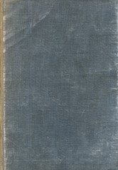 Textile texture. Gray old book cover. Rough canvas surface. Blank retro page. Empty place for text. Perfect for background and vintage style design.