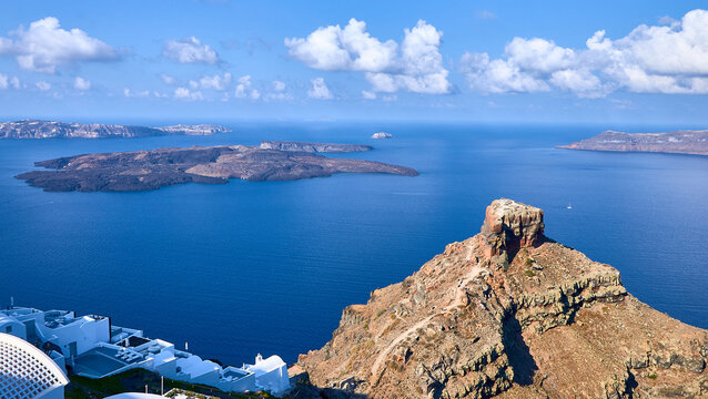 Views of Santorini Caldera from Imerovigli