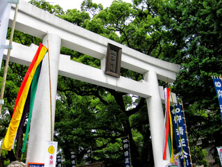 【熊本県】熊本市　熊本城　加藤神社の鳥居