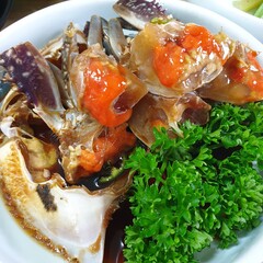 grilled salmon steak