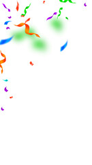 Streamers and confetti. Festive streamers tinsel a