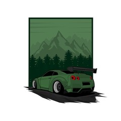 car in the mountain © Sherdzain