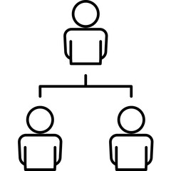 Structure organization icon