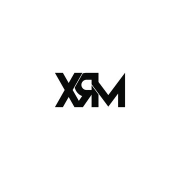 xrm letter original monogram logo design