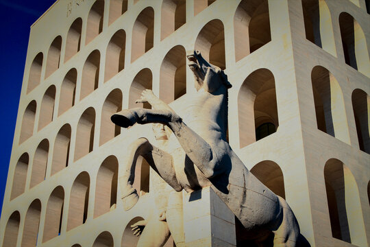 Palace of the Civilization of Labor Eur Rome.