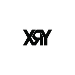 xry letter original monogram logo design
