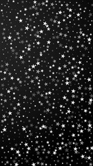 Random falling stars Christmas background. Subtle 
