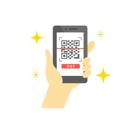 Smartphone electronic payment Bar code payment shopping