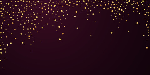 Sparse gold confetti luxury sparkling confetti. Sc